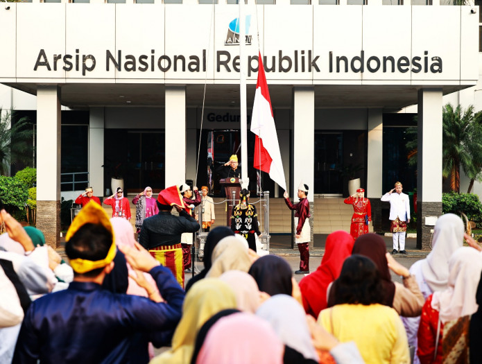 HUT ke-81 Kemerdekaan RI, ANRI Gelar Upacara dan Penganugerahan Satyalancana Karya Satya