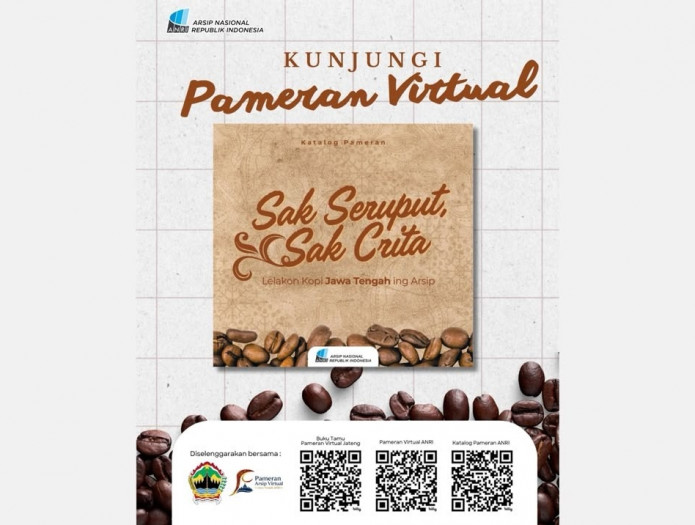Jelajahi Kopi melalui Arsip, ANRI Ikuti Pameran Virtual Kearsipan Jawa Tengah